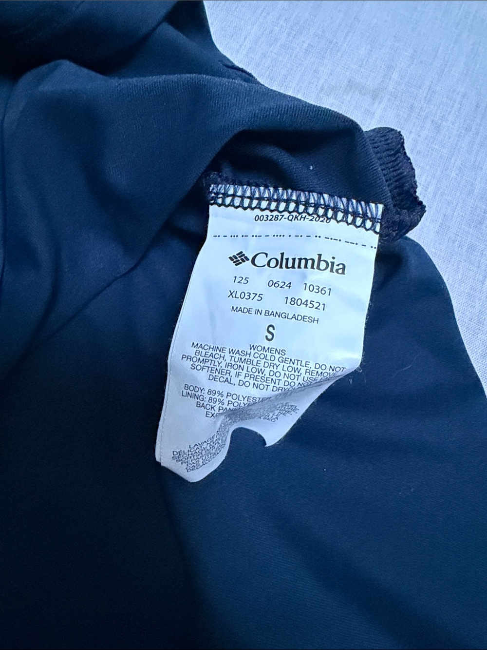 Columbia PFG Athletic Tank Dress Navy Active Sz S - Picture 8 of 9